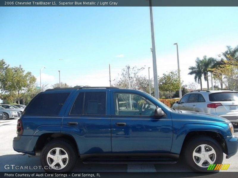 Superior Blue Metallic / Light Gray 2006 Chevrolet TrailBlazer LS