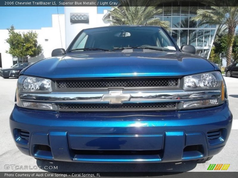 Superior Blue Metallic / Light Gray 2006 Chevrolet TrailBlazer LS