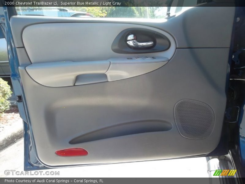 Superior Blue Metallic / Light Gray 2006 Chevrolet TrailBlazer LS