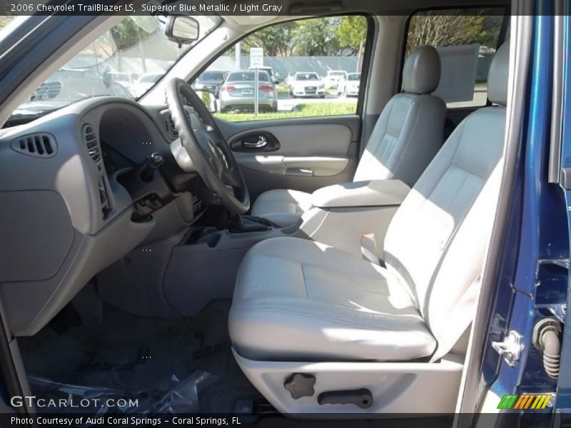 Superior Blue Metallic / Light Gray 2006 Chevrolet TrailBlazer LS