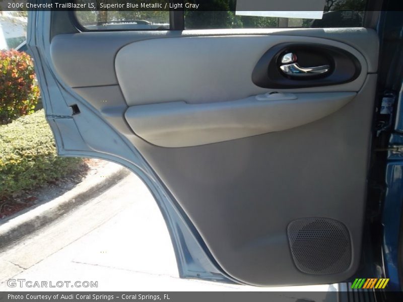 Superior Blue Metallic / Light Gray 2006 Chevrolet TrailBlazer LS