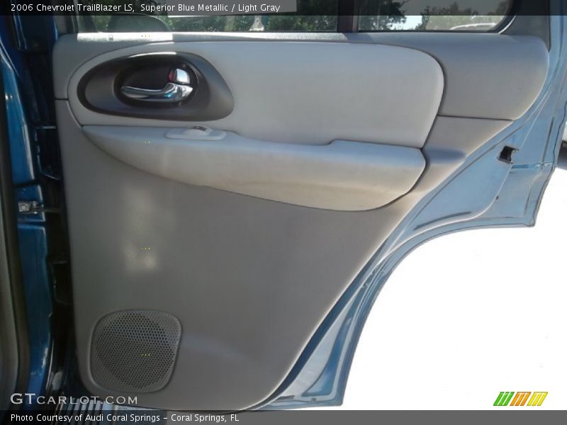 Superior Blue Metallic / Light Gray 2006 Chevrolet TrailBlazer LS