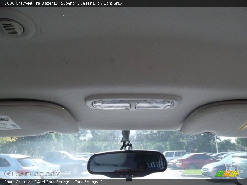 Superior Blue Metallic / Light Gray 2006 Chevrolet TrailBlazer LS