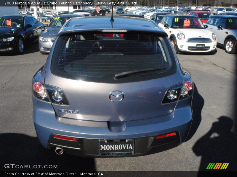 Galaxy Gray Mica / Black 2008 Mazda MAZDA3 s Grand Touring Hatchback