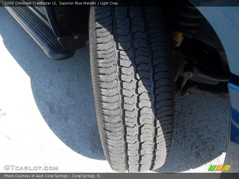Superior Blue Metallic / Light Gray 2006 Chevrolet TrailBlazer LS