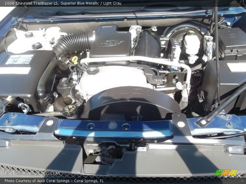 Superior Blue Metallic / Light Gray 2006 Chevrolet TrailBlazer LS