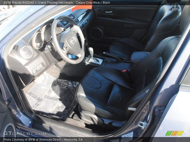 Galaxy Gray Mica / Black 2008 Mazda MAZDA3 s Grand Touring Hatchback