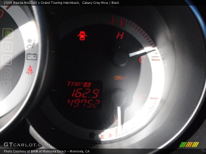Galaxy Gray Mica / Black 2008 Mazda MAZDA3 s Grand Touring Hatchback