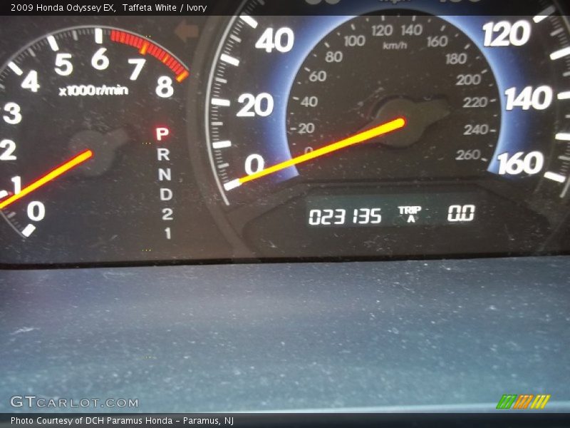 Taffeta White / Ivory 2009 Honda Odyssey EX