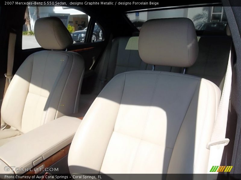  2007 S 550 Sedan designo Porcelain Beige Interior