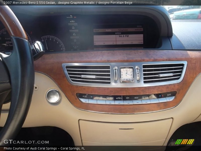 designo Graphite Metallic / designo Porcelain Beige 2007 Mercedes-Benz S 550 Sedan