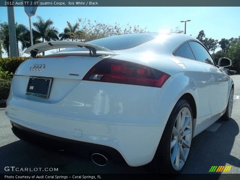 Ibis White / Black 2012 Audi TT 2.0T quattro Coupe