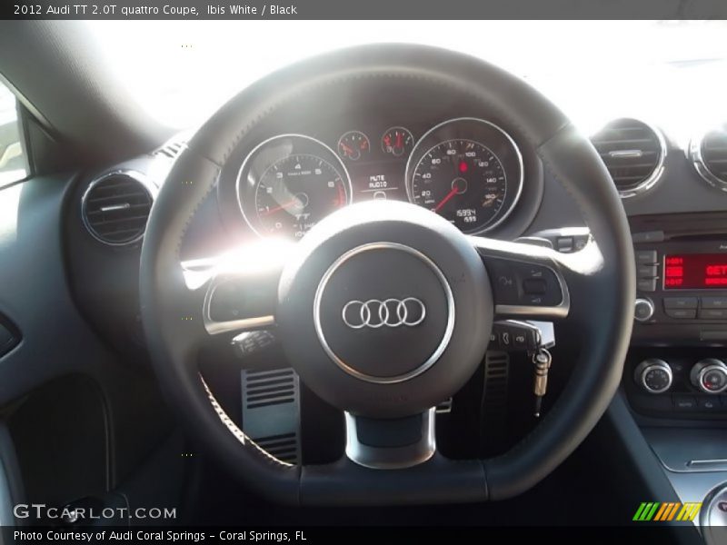 Ibis White / Black 2012 Audi TT 2.0T quattro Coupe