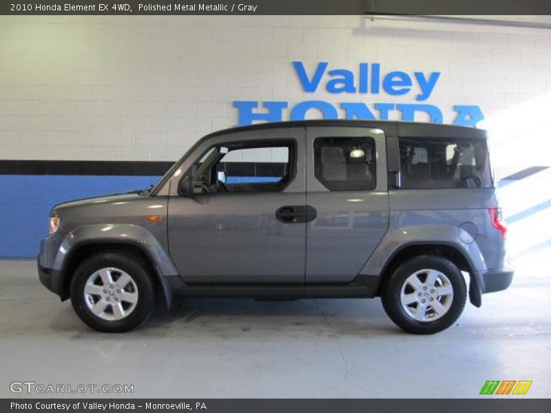 Polished Metal Metallic / Gray 2010 Honda Element EX 4WD