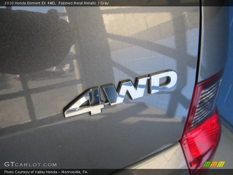 Polished Metal Metallic / Gray 2010 Honda Element EX 4WD