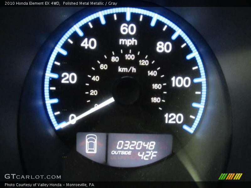 Polished Metal Metallic / Gray 2010 Honda Element EX 4WD