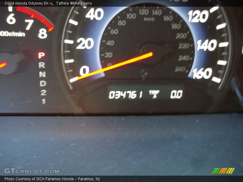 Taffeta White / Ivory 2009 Honda Odyssey EX-L