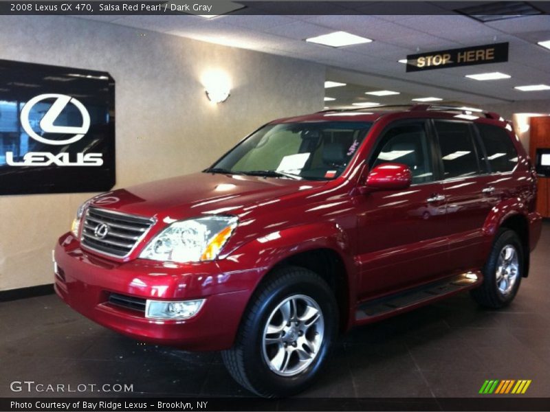 Salsa Red Pearl / Dark Gray 2008 Lexus GX 470