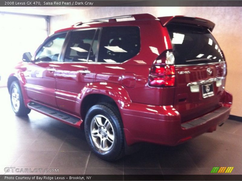 Salsa Red Pearl / Dark Gray 2008 Lexus GX 470