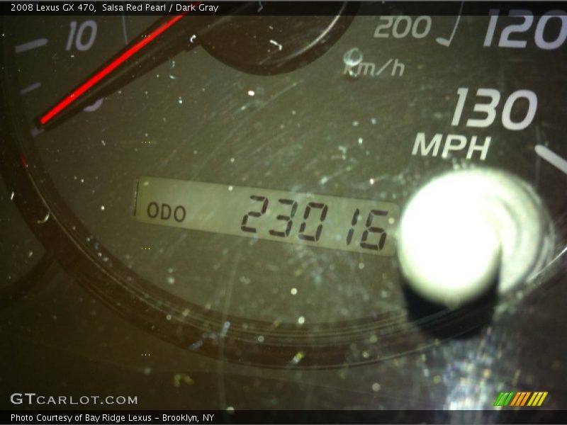 Salsa Red Pearl / Dark Gray 2008 Lexus GX 470