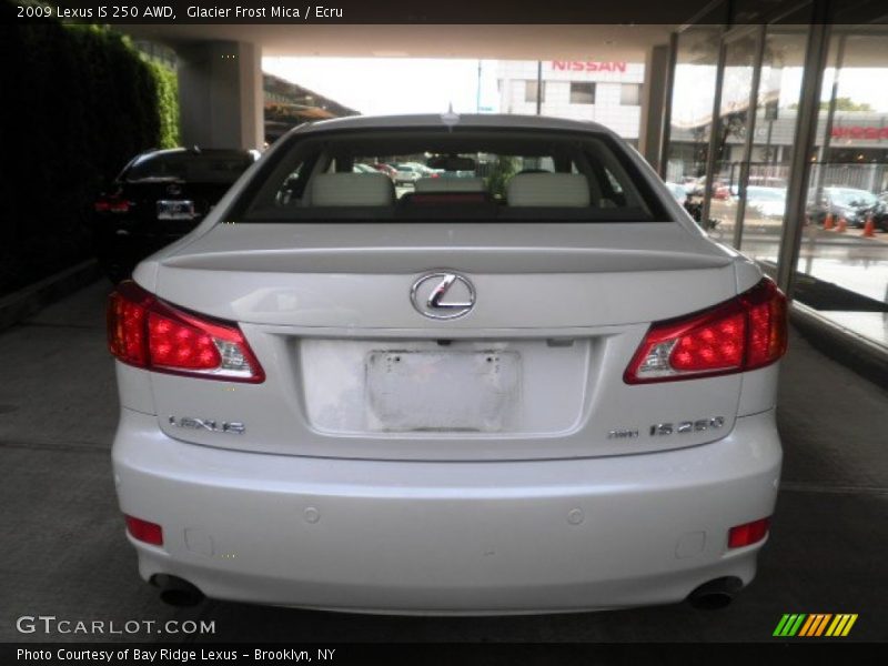 Glacier Frost Mica / Ecru 2009 Lexus IS 250 AWD