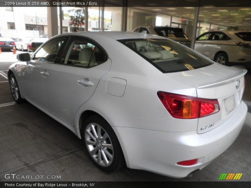 Glacier Frost Mica / Ecru 2009 Lexus IS 250 AWD