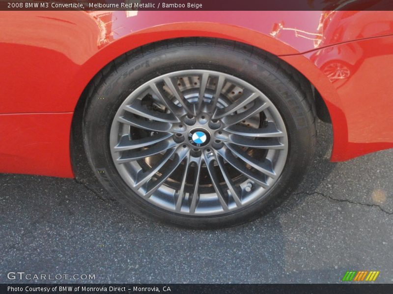 Melbourne Red Metallic / Bamboo Beige 2008 BMW M3 Convertible