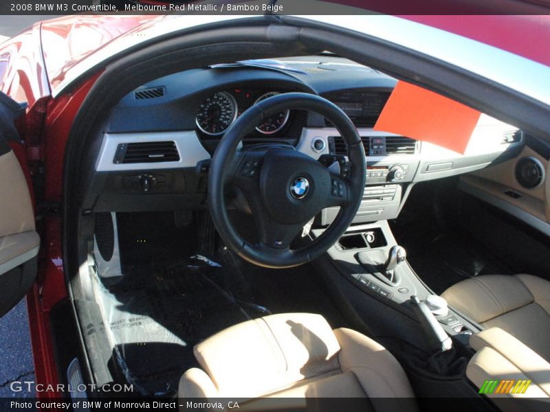 Melbourne Red Metallic / Bamboo Beige 2008 BMW M3 Convertible