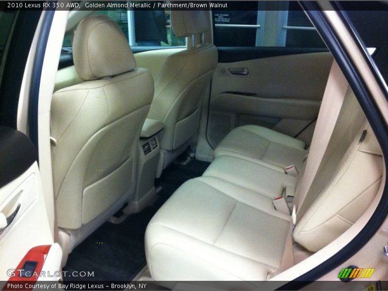 Golden Almond Metallic / Parchment/Brown Walnut 2010 Lexus RX 350 AWD
