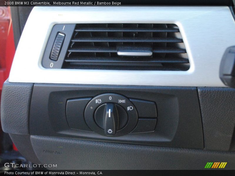 Melbourne Red Metallic / Bamboo Beige 2008 BMW M3 Convertible