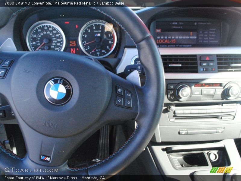 Melbourne Red Metallic / Bamboo Beige 2008 BMW M3 Convertible