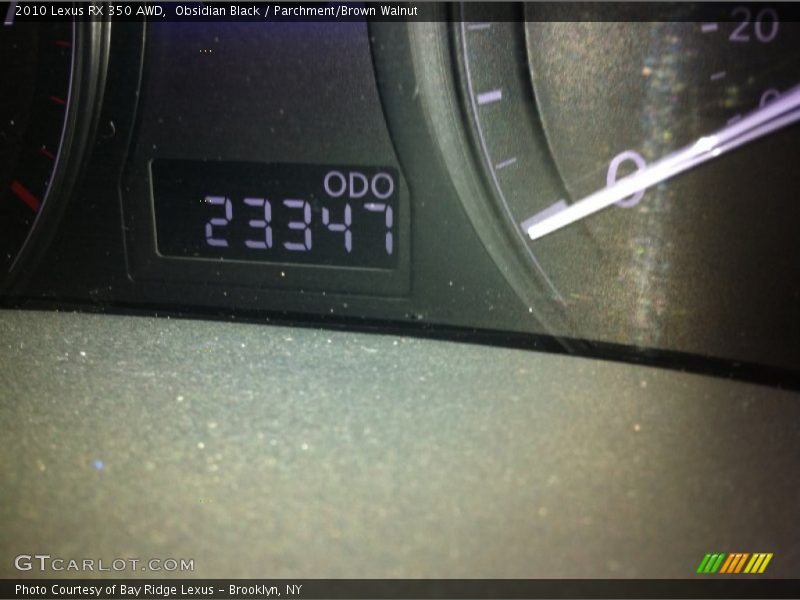 Obsidian Black / Parchment/Brown Walnut 2010 Lexus RX 350 AWD