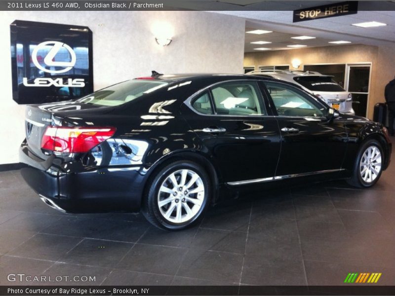 Obsidian Black / Parchment 2011 Lexus LS 460 AWD