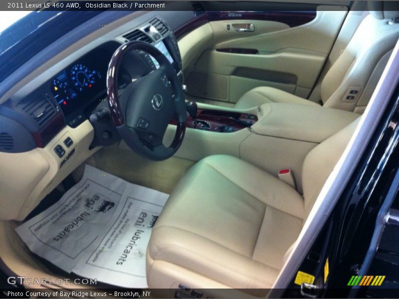 Obsidian Black / Parchment 2011 Lexus LS 460 AWD
