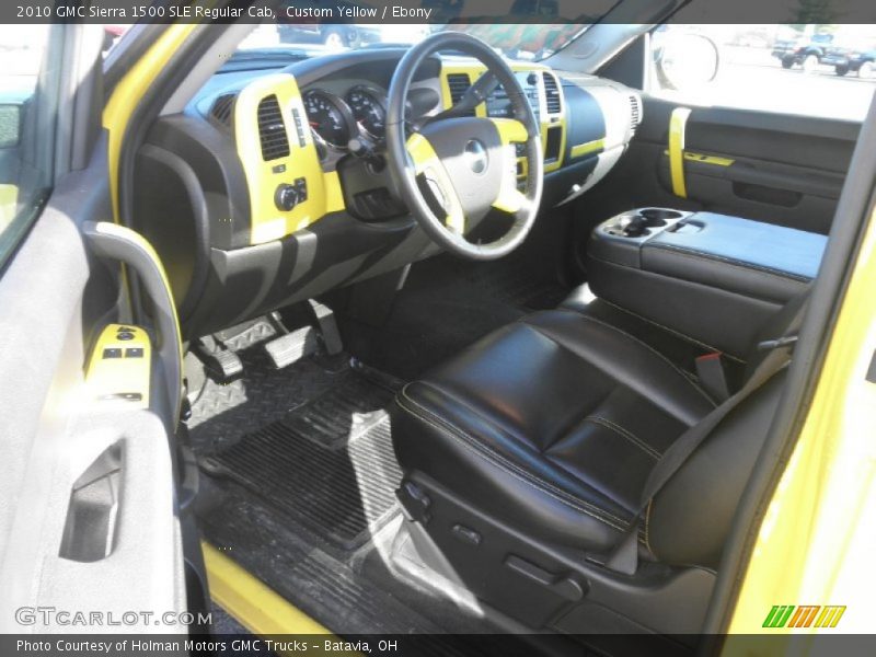 Custom Yellow / Ebony 2010 GMC Sierra 1500 SLE Regular Cab