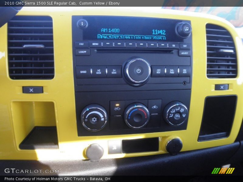 Custom Yellow / Ebony 2010 GMC Sierra 1500 SLE Regular Cab