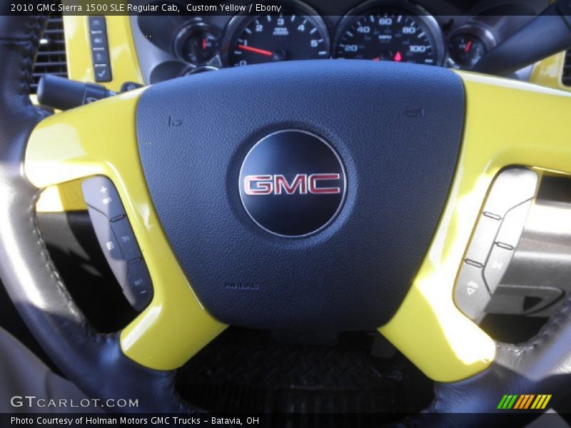 Custom Yellow / Ebony 2010 GMC Sierra 1500 SLE Regular Cab