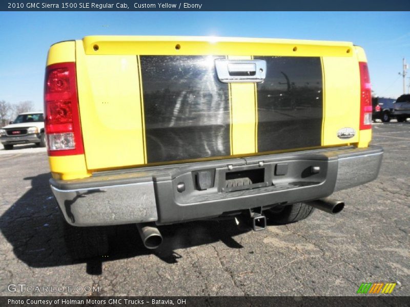 Custom Yellow / Ebony 2010 GMC Sierra 1500 SLE Regular Cab