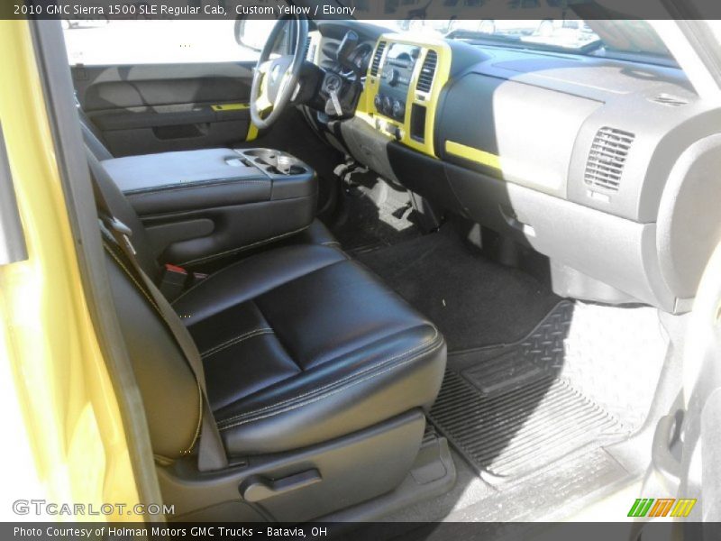 Custom Yellow / Ebony 2010 GMC Sierra 1500 SLE Regular Cab