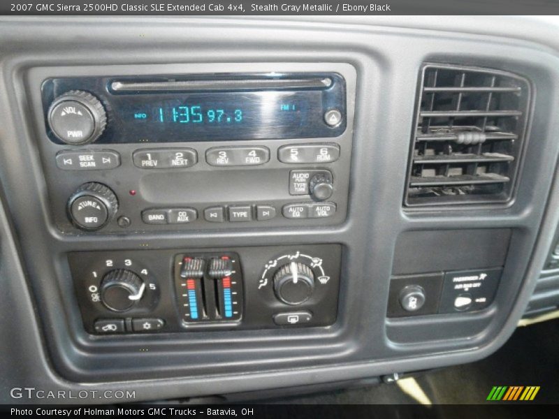 Stealth Gray Metallic / Ebony Black 2007 GMC Sierra 2500HD Classic SLE Extended Cab 4x4