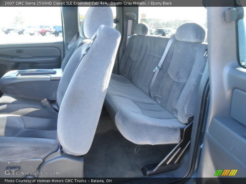 Stealth Gray Metallic / Ebony Black 2007 GMC Sierra 2500HD Classic SLE Extended Cab 4x4