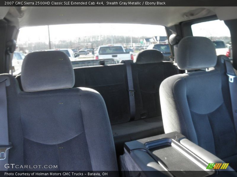 Stealth Gray Metallic / Ebony Black 2007 GMC Sierra 2500HD Classic SLE Extended Cab 4x4