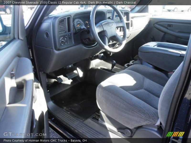 Dark Blue Metallic / Dark Charcoal 2007 Chevrolet Silverado 1500 Classic LS Regular Cab 4x4