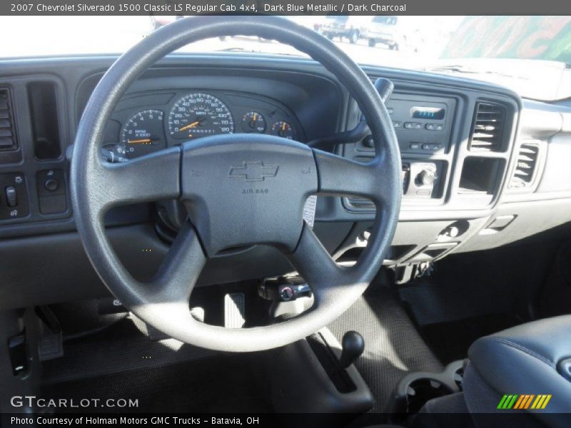 Dark Blue Metallic / Dark Charcoal 2007 Chevrolet Silverado 1500 Classic LS Regular Cab 4x4