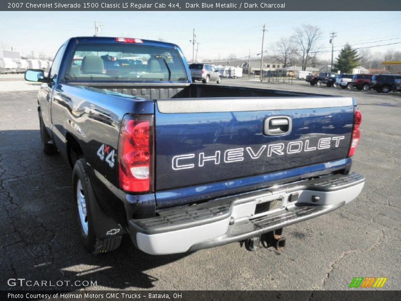 Dark Blue Metallic / Dark Charcoal 2007 Chevrolet Silverado 1500 Classic LS Regular Cab 4x4