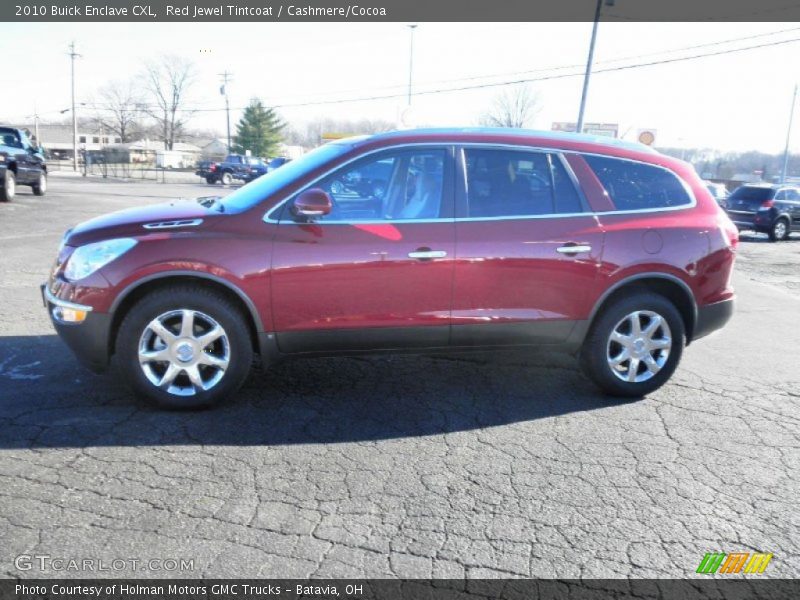 Red Jewel Tintcoat / Cashmere/Cocoa 2010 Buick Enclave CXL