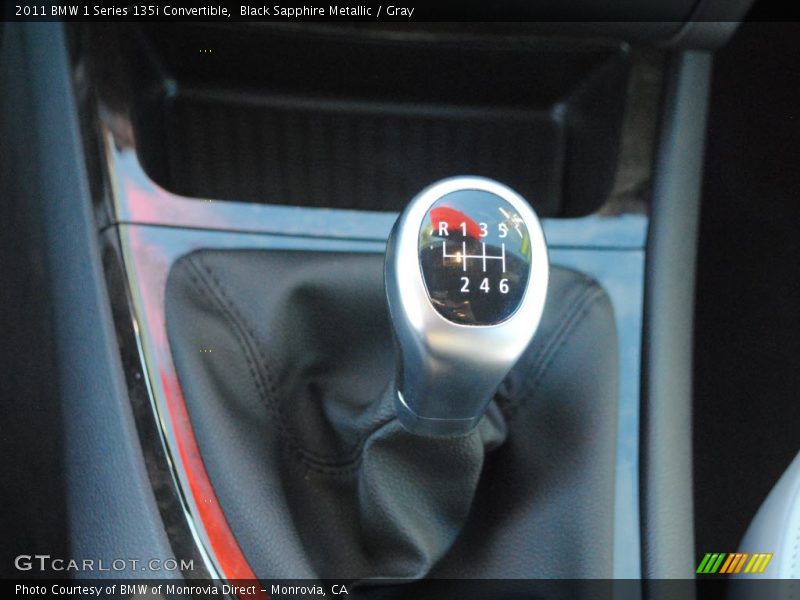  2011 1 Series 135i Convertible 6 Speed Manual Shifter