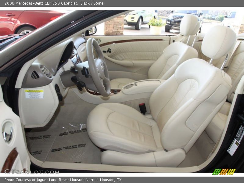 Black / Stone 2008 Mercedes-Benz CLK 550 Cabriolet