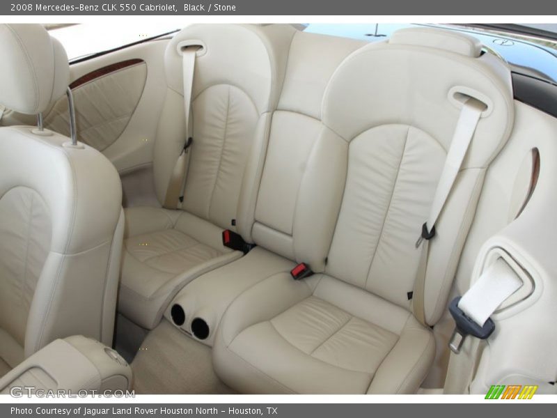 Black / Stone 2008 Mercedes-Benz CLK 550 Cabriolet