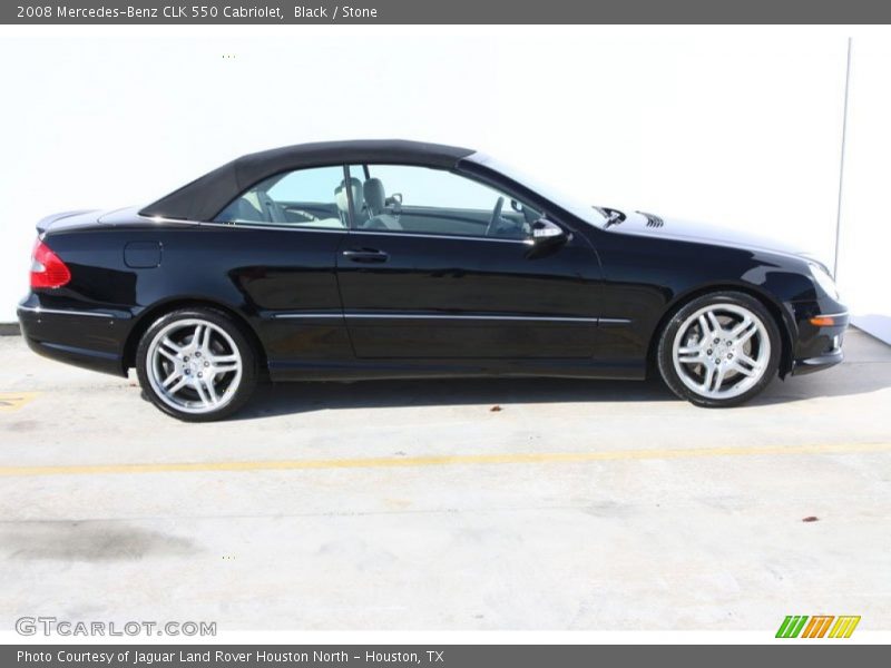 Black / Stone 2008 Mercedes-Benz CLK 550 Cabriolet